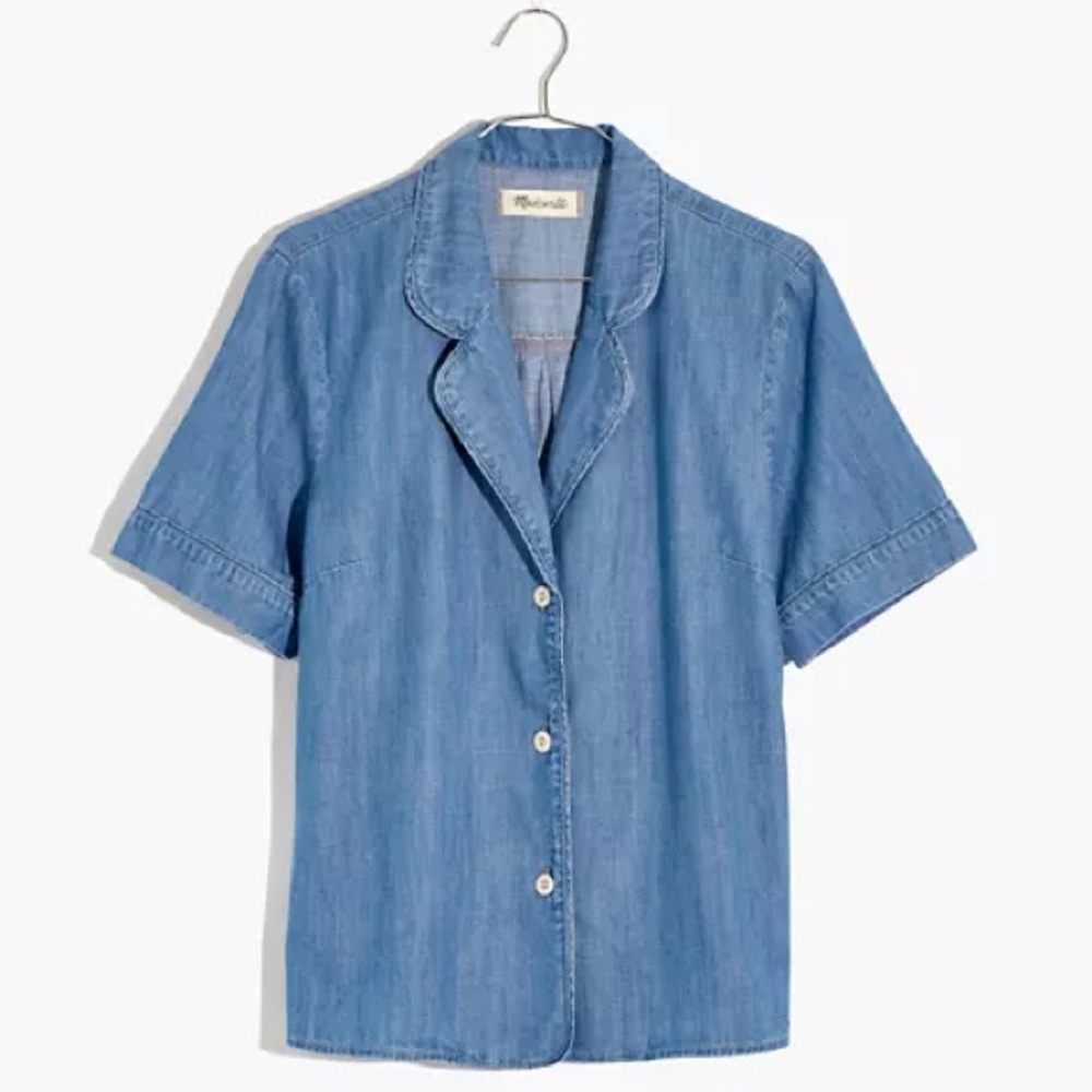 Madewell Blue Button Down Shirt